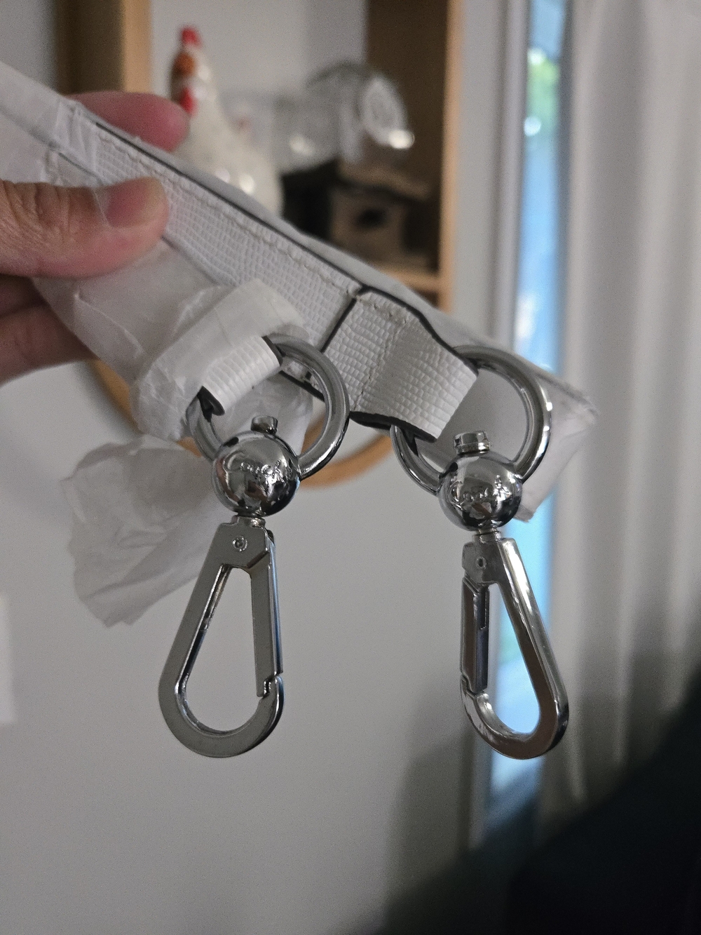 Coach Y2K White Bag Strap